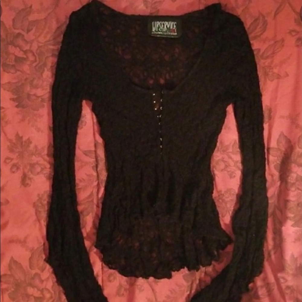 ISO!! Lip Service spiderweb top
